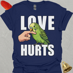 Green Parakeet Love Hurts T-Shirt