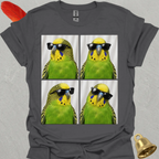 Green Parakeet Photobooth T-Shirt