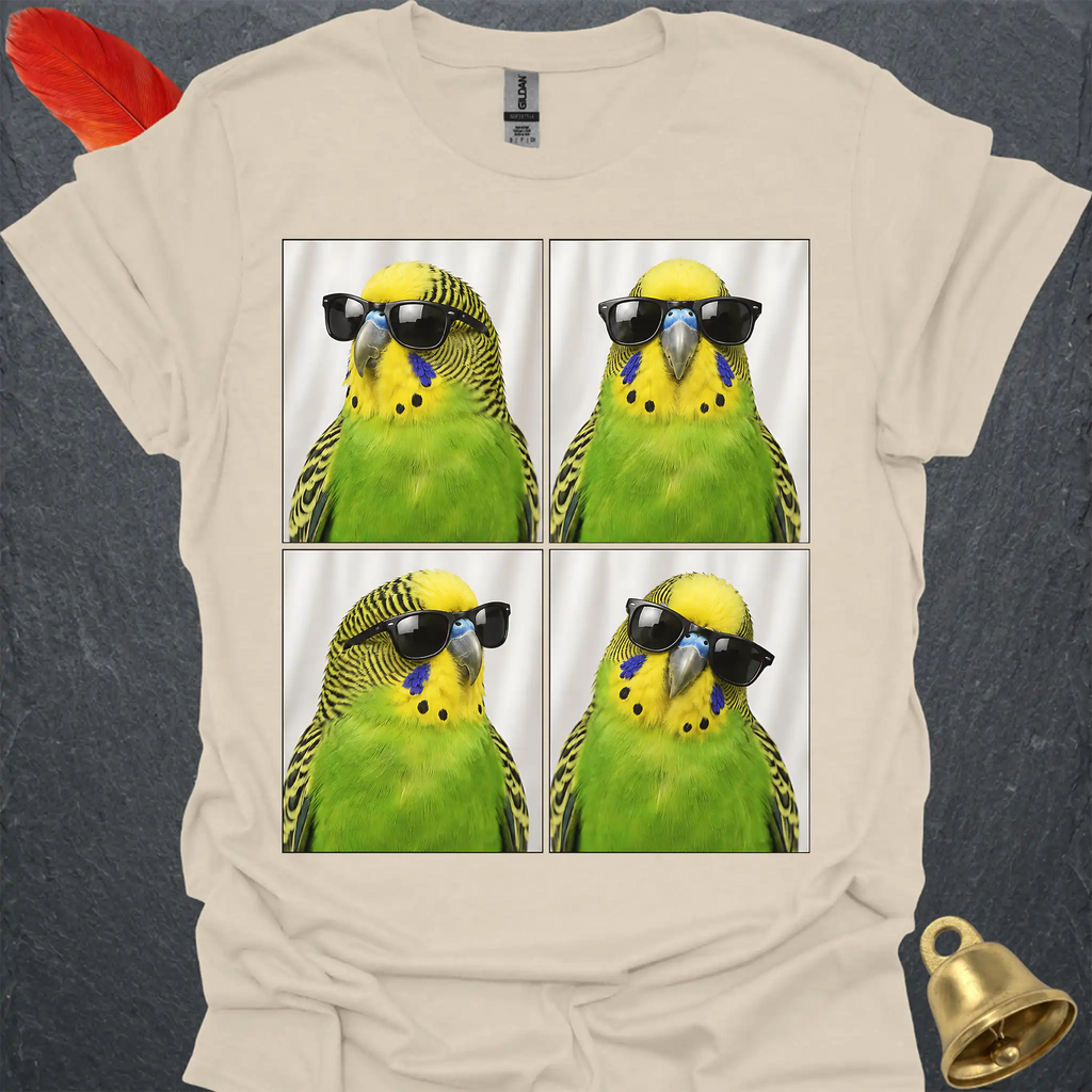 Green Parakeet Photobooth T-Shirt