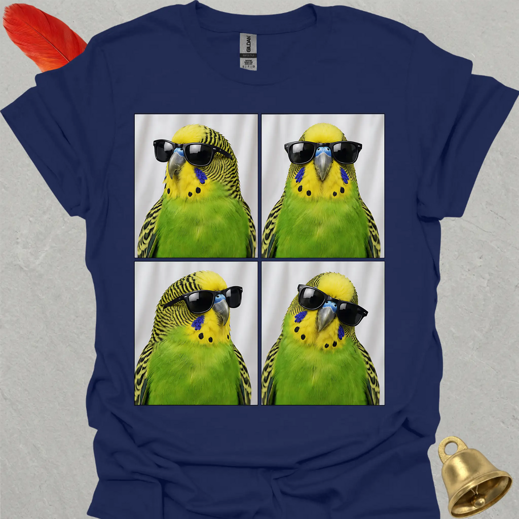 Green Parakeet Photobooth T-Shirt