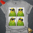 Green Parakeet Photobooth T-Shirt