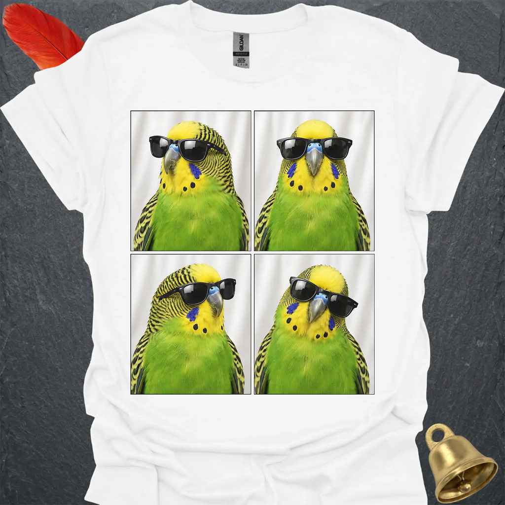 Green Parakeet Photobooth T-Shirt
