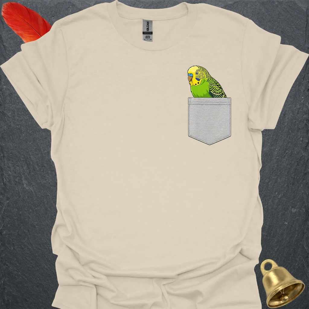 Green Parakeet Pocket T-Shirt