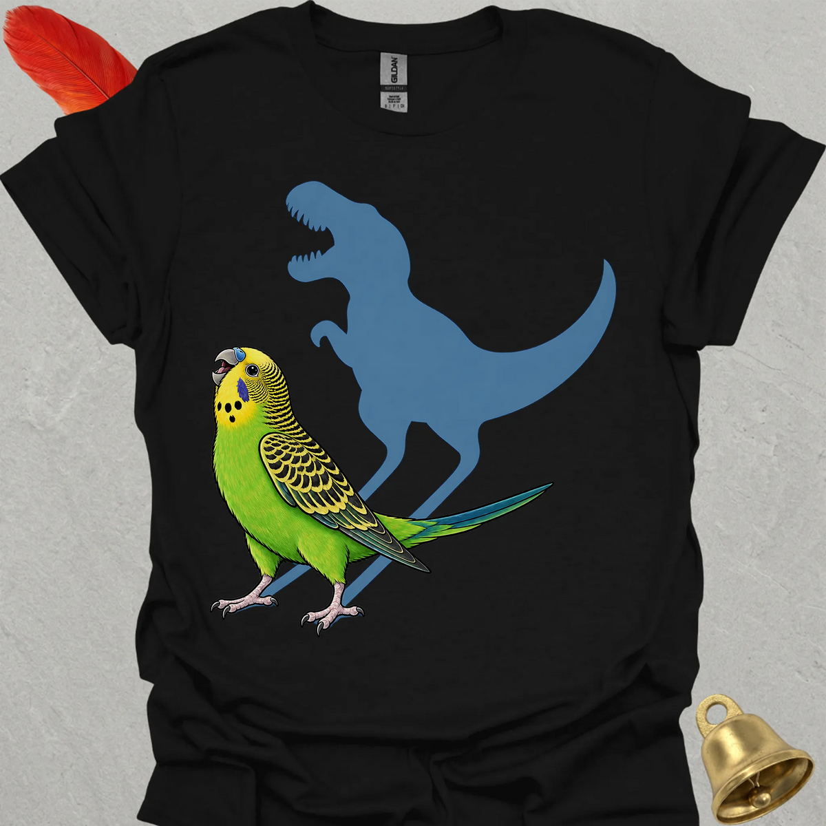 Green Parakeet Roar T-Shirt