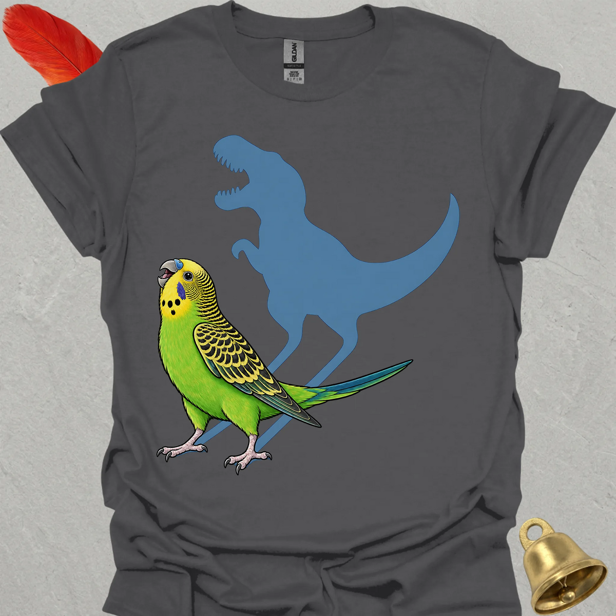 Green Parakeet Roar T-Shirt