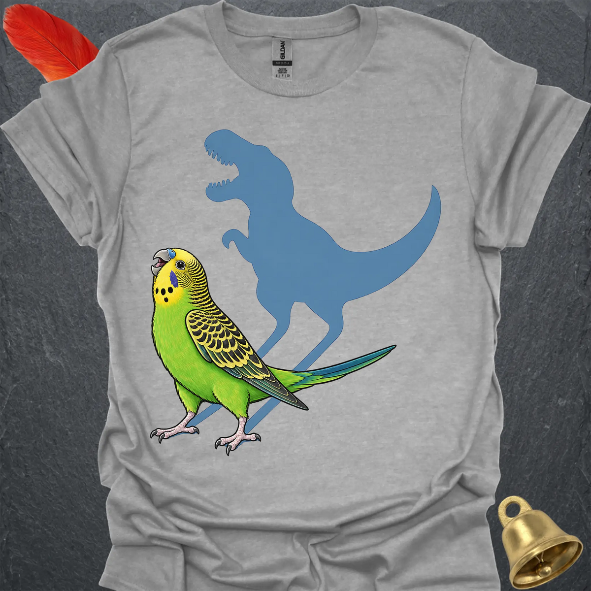 Green Parakeet Roar T-Shirt
