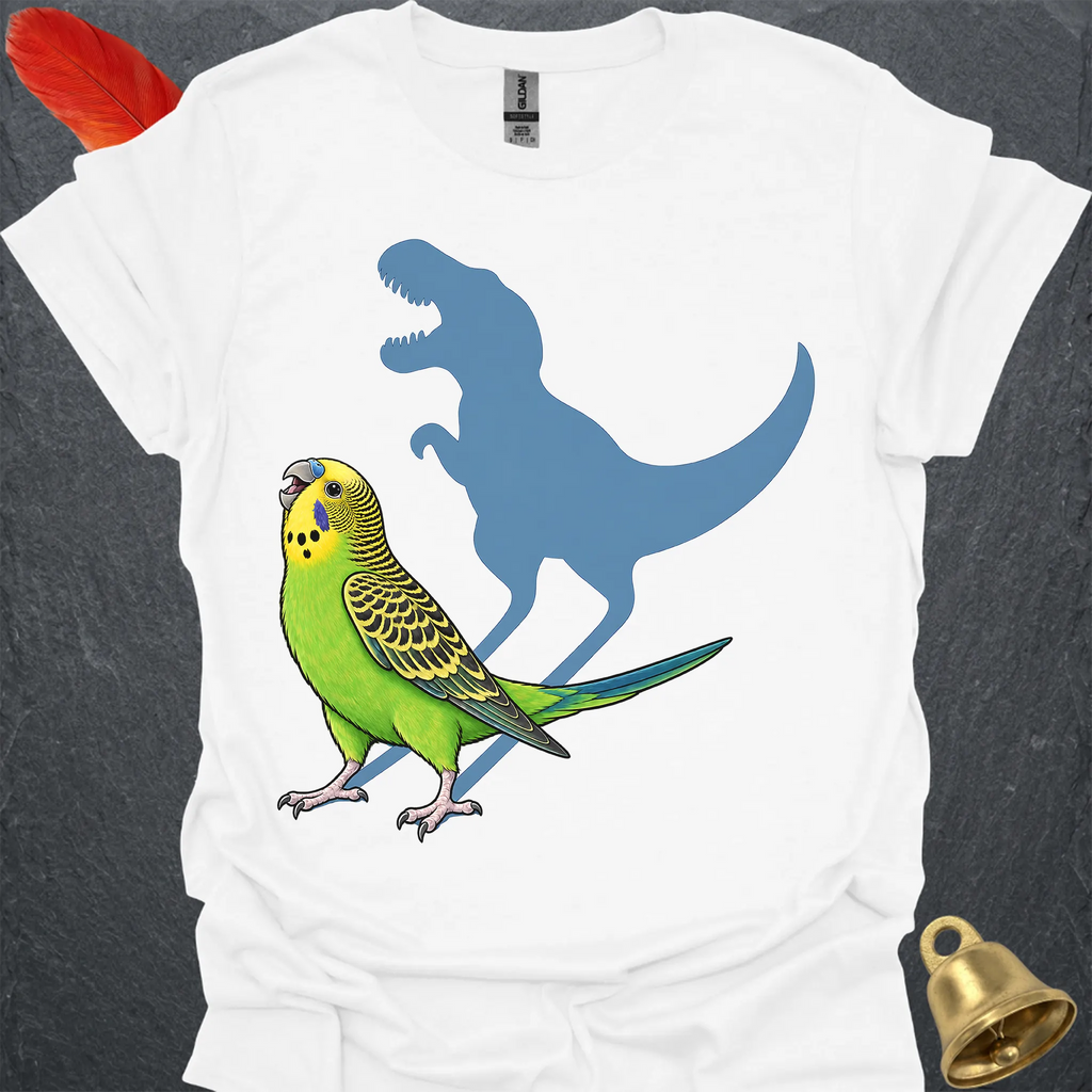 Green Parakeet Roar T-Shirt