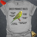 Green Parakeet Rules T-Shirt