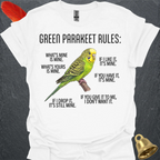 Green Parakeet Rules T-Shirt