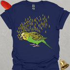 Green Parakeet Scream T-Shirt