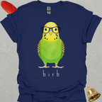 Green Parakeet Smart Birb T-Shirt