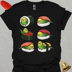 Green Parakeet Sushi T-Shirt