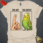 Green Parakeet The Artist T-Shirt