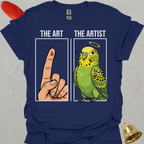 Green Parakeet The Artist T-Shirt