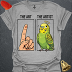 Green Parakeet The Artist T-Shirt