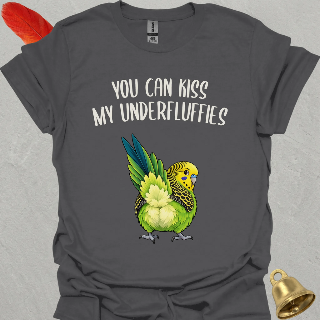 Green Parakeet Underfluffies T-Shirt