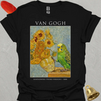Green Parakeet Van Gogh T-Shirt