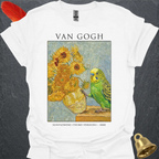 Green Parakeet Van Gogh T-Shirt