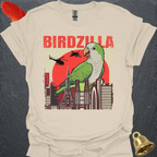 Green Quaker Parrot Birdzilla T-Shirt
