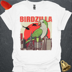 Green Quaker Parrot Birdzilla T-Shirt