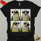 Green Quaker Parrot Photobooth T-Shirt