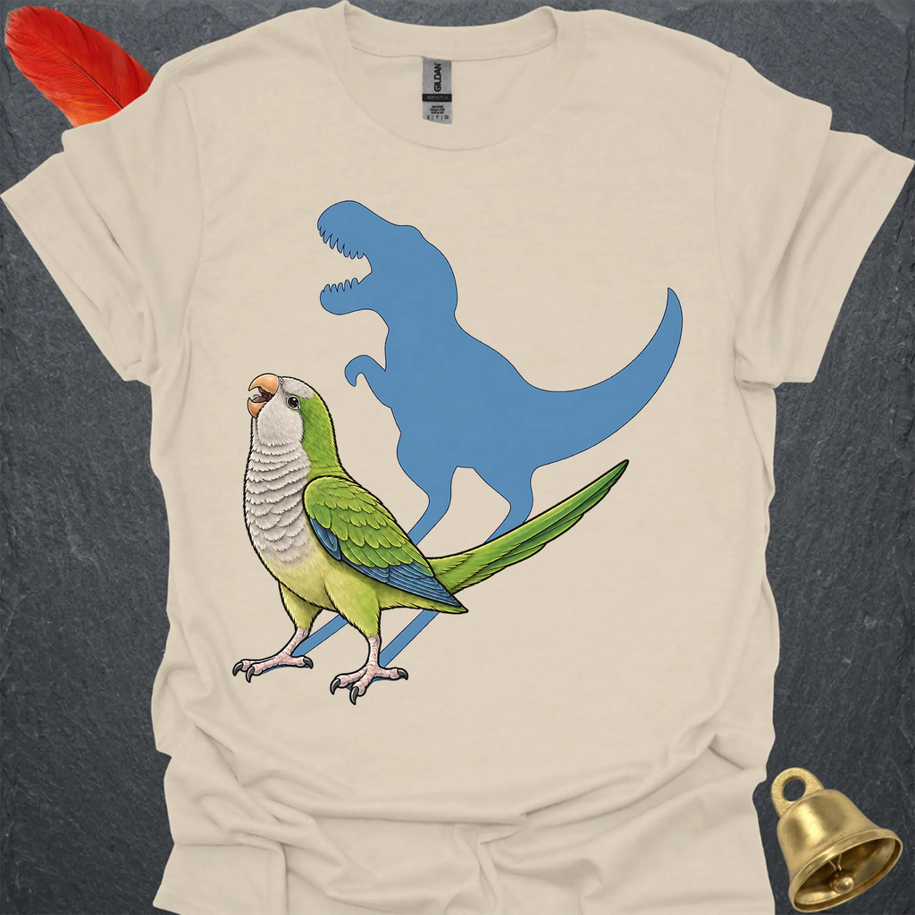 Green Quaker Parrot Roar T-Shirt