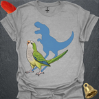 Green Quaker Parrot Roar T-Shirt