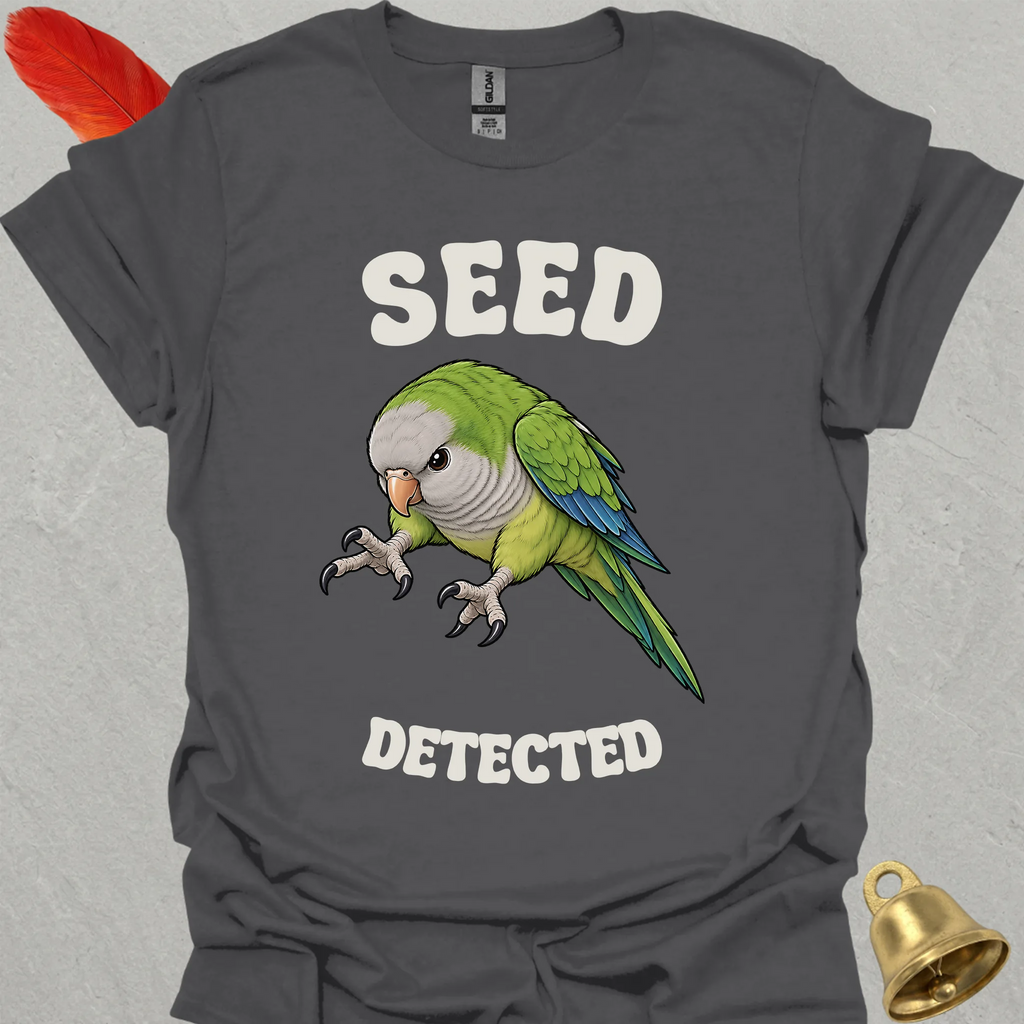 Green Quaker Parrot Seed Detected T-Shirt