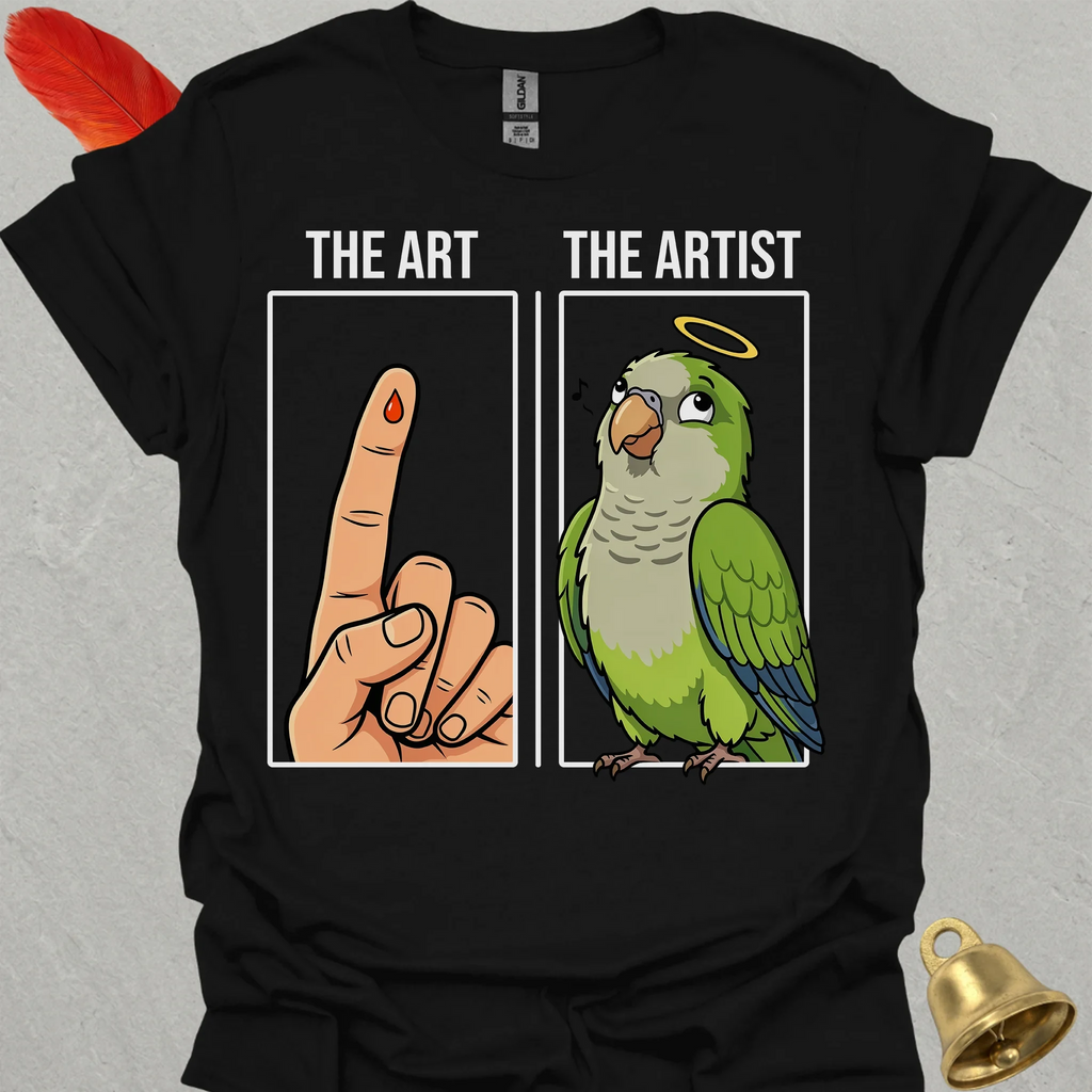 Green Quaker Parrot The Artist T-Shirt