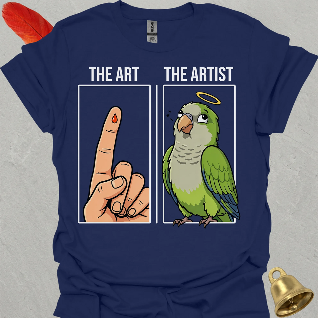 Green Quaker Parrot The Artist T-Shirt