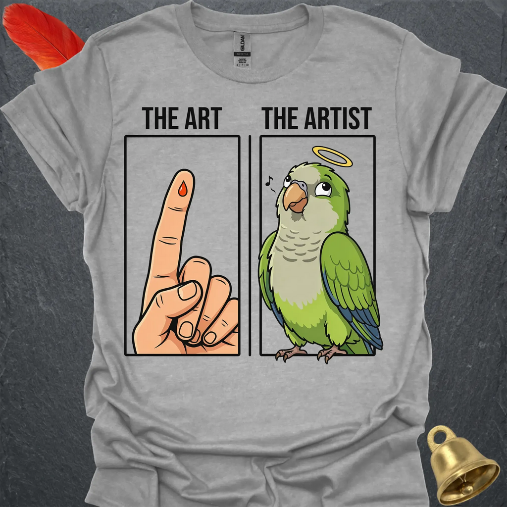 Green Quaker Parrot The Artist T-Shirt