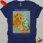 Green Quaker Parrot Van Gogh T-Shirt
