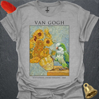 Green Quaker Parrot Van Gogh T-Shirt