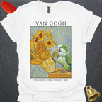 Green Quaker Parrot Van Gogh T-Shirt