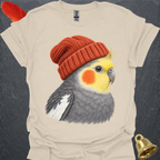 Grey Cockatiel Beanie T-Shirt