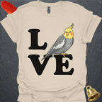 Grey Cockatiel Bird Love T-Shirt