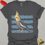 Grey Cockatiel Brush T-Shirt