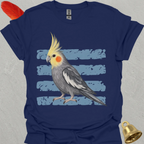 Grey Cockatiel Brush T-Shirt