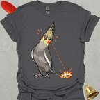 Grey Cockatiel Eye on Prize T-Shirt