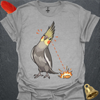 Grey Cockatiel Eye on Prize T-Shirt