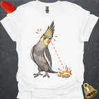 Grey Cockatiel Eye on Prize T-Shirt