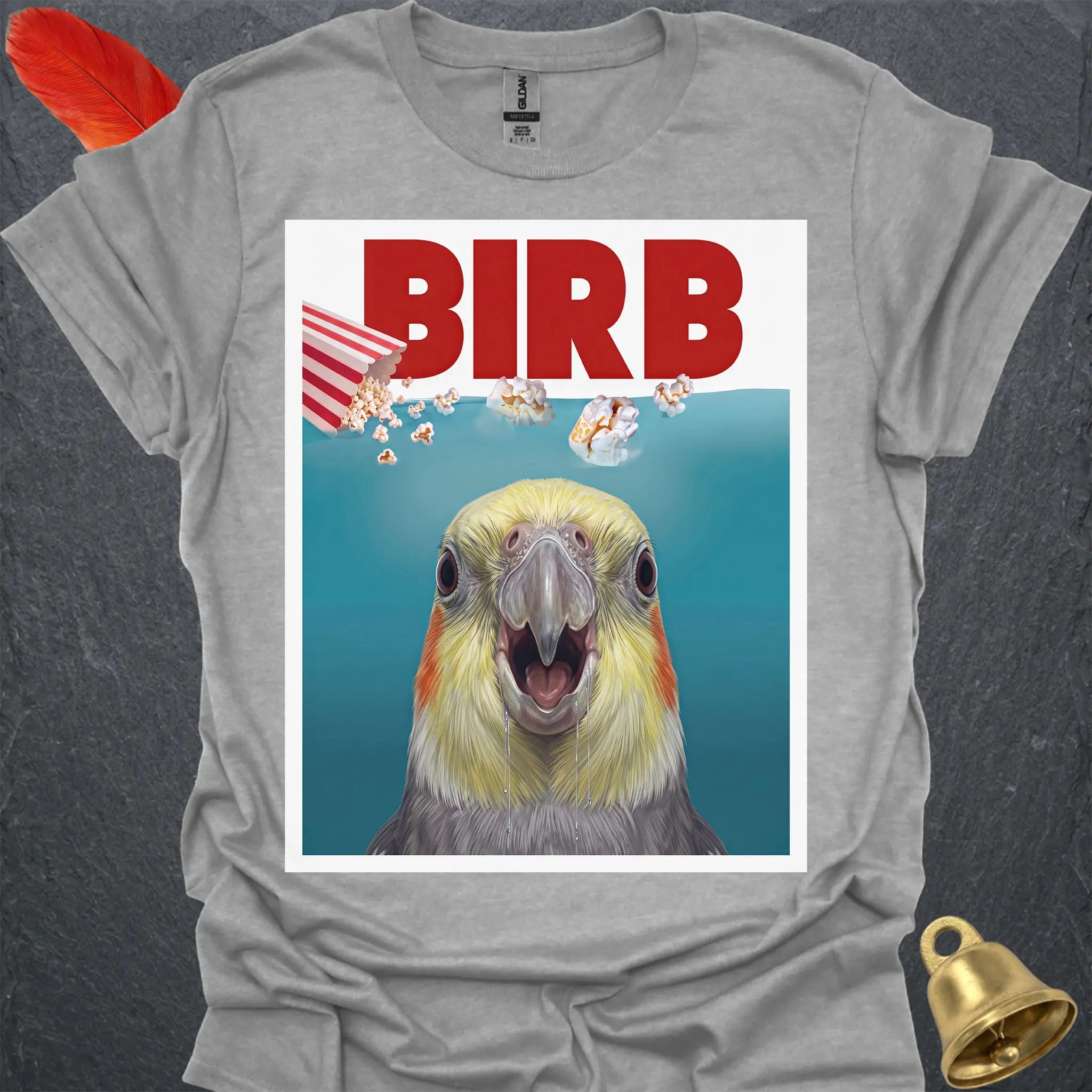 Grey Cockatiel Movie T-Shirt