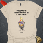 Grey Cockatiel Olympic Pooper T-Shirt