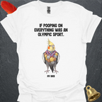 Grey Cockatiel Olympic Pooper T-Shirt