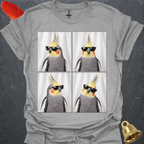 Grey Cockatiel Photobooth T-Shirt