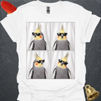 Grey Cockatiel Photobooth T-Shirt