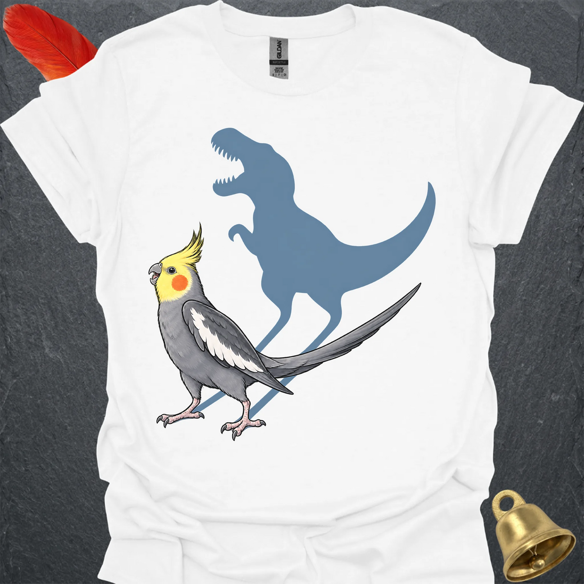 Grey Cockatiel Roar T-Shirt