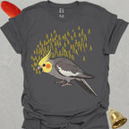 Grey Cockatiel Scream T-Shirt