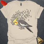 Grey Cockatiel Scream T-Shirt