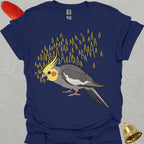 Grey Cockatiel Scream T-Shirt